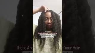 Thicken your hair #shorts #naturalhair #healthyhair #4chair #thickhair #hairstyle #scalpcare #curls