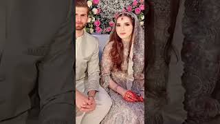Shaheen Afridi Marriage video 💒😍||Shahid Afridi Daughter Ansha  Afridi wedding #shortvideo short