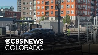 Multiple rail lines temporarily shut down in Denver due to car blocking access to Union Station