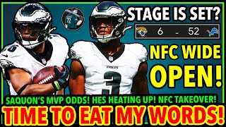 🖐️I GIVE UP! I DOUBTED HIM BUT WOW! EAGLES MAIN TARGET IN THE NFC! SAQUON IS MVP? NFC TAKEOVER!