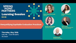 Demystifying Equitable Evaluation Practices