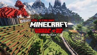 Nem lehet elég lyuk egy pályán. 🔴 MINECRAFT: HARDCORE - 391. teljes adás