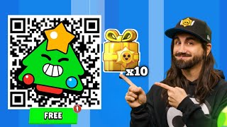 FREE GIFT 🎁 CHRISTMAS QR CODE | NEW PIN QR CODE | BRAWL STARS QR CODES