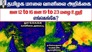 09.01.2025 தமிழ்நாடு மாலை வானிலை ஆய்வறிக்கை-Tamilnadu Evening Weather Forecast #todayweathernews