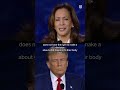 trump harris clash over abortion rights in presidential debate politics trump harris