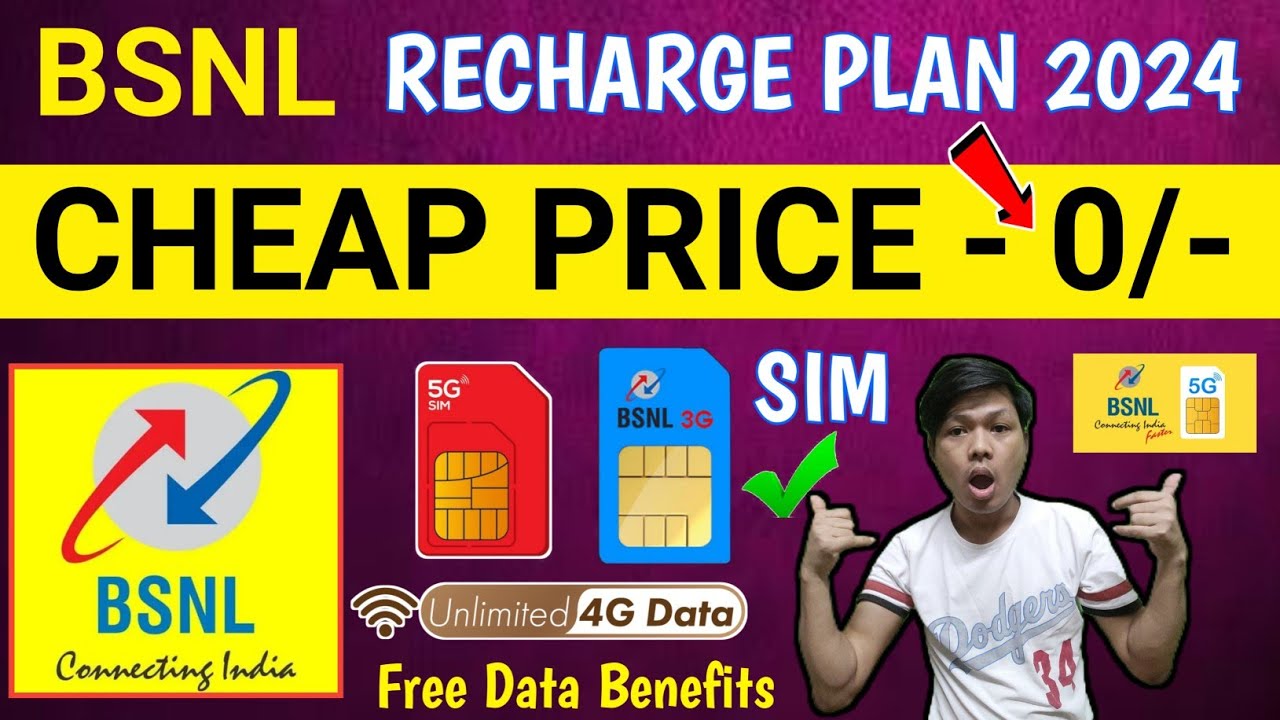 Bsnl Recharge Plan 2024 | Bsnl 5g Sim | Bsnl Sim Offer Validity | Kb ...