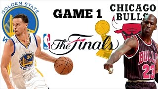NBA 2K16: NBA Finals Simulation | '95-'96 Chicago Bulls vs. '15-'16 Golden State Warriors | Game 1