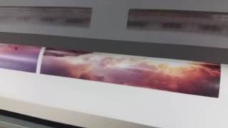 Roland SOLJET Pro III XJ-740 Printer in action