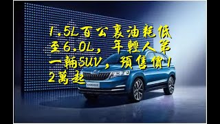 1.5L百公里油耗低至6.0L，年轻人第一辆SUV，预售价12万起