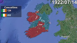 Irish Civil War using Google Earth