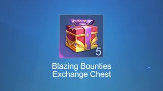 What happen if you Exchange all your Blazing Bounties Skins