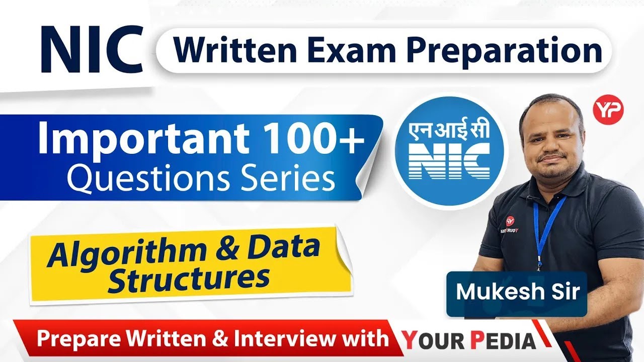 100 Most Important Questions Series For NIC Written Exam Preparation ...