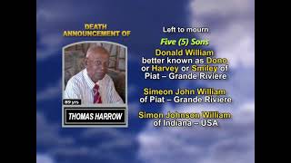 Thomas Harrow ~ Medium Obituary