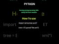 Python - Parsing and Generating XML using the lxml Module