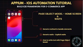 E2E framework for iOS app| Generic wait | Page Object Model | test case for Home screen - Episode 11