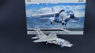 Vought RF-8G photo-recon Crusader over Vietnam 1/72 (Sword) build and final reveal