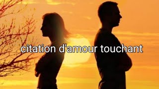 belle message d'amour touchante || message d'amour très touchant