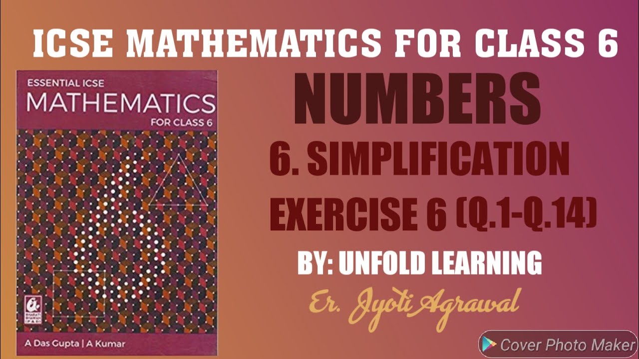 ICSE Mathematics|Class 6|A Das Gupta Solutions| Numbers|6 ...