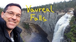 Extremely remote VAUREAL WATERFALL on Anticosti Island