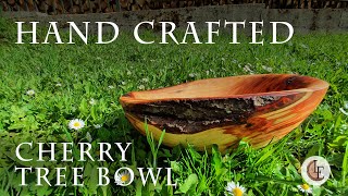 The process of making cherry tree bowl➡️➡️Proces izrade zdjele od trešnjovog drveta