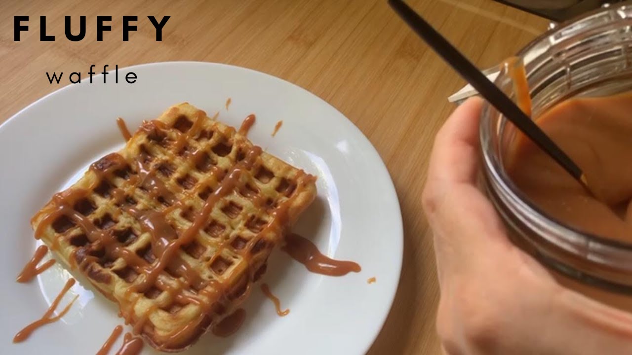 Resep Cara Buat Fluffy Waffle Youtube