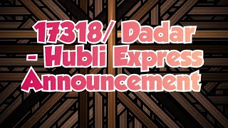 17318/ DR - UBL Express Announcement at Panvel Junction