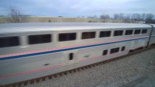 Amtrak 53 (Auto Train), Fredericksburg, VA, 1 January 2019