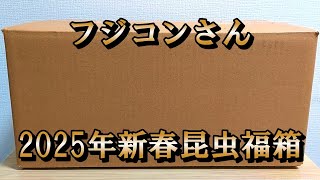 【福袋】念願の生体が入ったフジコンさんの2025年新春昆虫福箱が届いたので開封してみた！！【カブトムシ・クワガタ】