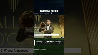 Trying to win the Ballon d'Or with Julian Alvarez on FC 24