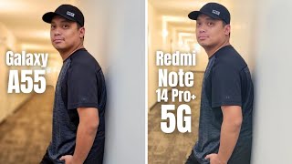 Top Midrange Phones 2025 ⚡ Galaxy A55 vs Xiaomi Redmi Note 14 Pro+ 5G camera comparison!