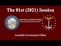 2/3/2021 - Assembly Committee on Government Affairs