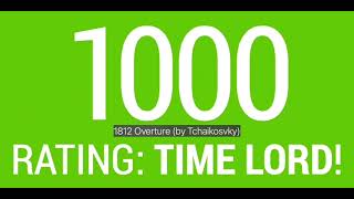 1812 Overture, but it's the ‘1000 Seconds’ part