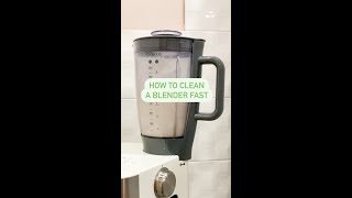 How to Clean a Blender Fast #shorts