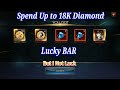 Spend Up to 18K diamond in Event Lucky BAR, LEGACY OF DISCORD