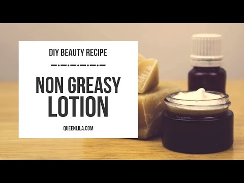 DIY | Non greasy body lotion | Queen Lila DIY | Non greasy body lotion | Queen Lila