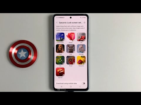 Servicio de fondos de pantalla, revista de pantalla de bloqueo en Samsung A53 5G Android 12