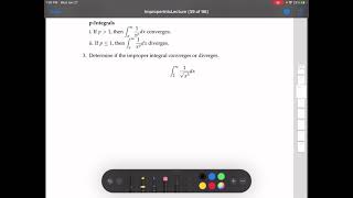 Improper Integrals Example 3