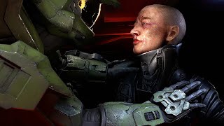 Halo Infinite - Master Chief Gets Emotional At Spartan Dying Scene