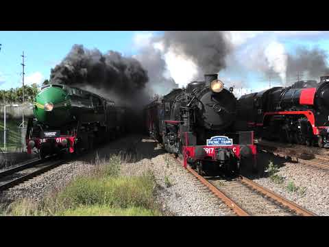 2023 Maitland Steamfest Great Train Race - YouTube