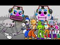 TOP 10 SERIES OF FNAF 9 ANIMATRONICS! DJ MUSIC MAN SUNRISE & MOONDROP FNAF 9 Security Breach