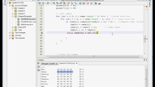 Java Array - Sorting MultiDimensional Arrays