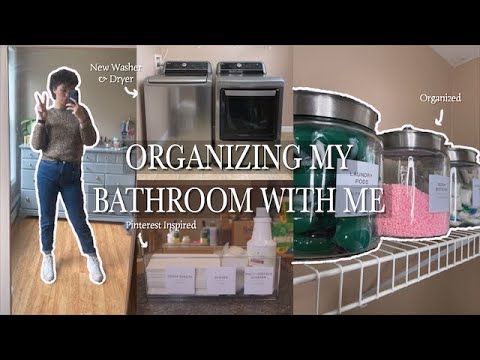 Moving Vlog Unpacking And Organizing My Bathroom Youtube