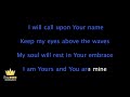 hillsong united oceans where feet may fail karaoke version