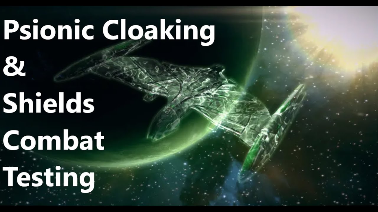 Stellaris Psionic Shields Cloaking Combat Testing Youtube