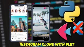 Instagram Clone with Python Flet (Flutter in Python)