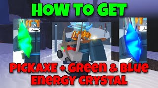 How To Get PICKAXE + GREEN \u0026 BLUE ENERGY CRYSTALS! | Fisch