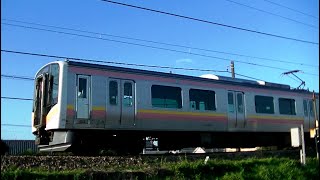 信越本線下り始発E129系B3編成421M　長岡→新潟