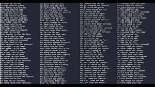 Make a Random Sentence Generator with Python ( Grammatically-Correct* Sentences )