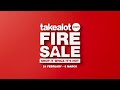 It's the takealot.com Fire Sale! Shop hot 2022 deals!