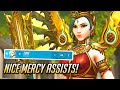 ⭐️ 42 Assists, 3200 Damage Boosted, 17000 Healing ⭐️ Intense Mercy Match! - Overwatch 2